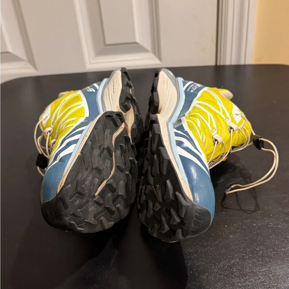 Salomon XT 6 unisex low Yellow and Gray Athletic Sneakers W12/M 11 style 415766 - Picture 3 of 8